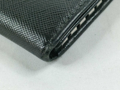 PRADA Saffiano 6-Key Case, Black, Key Case/Key Holder