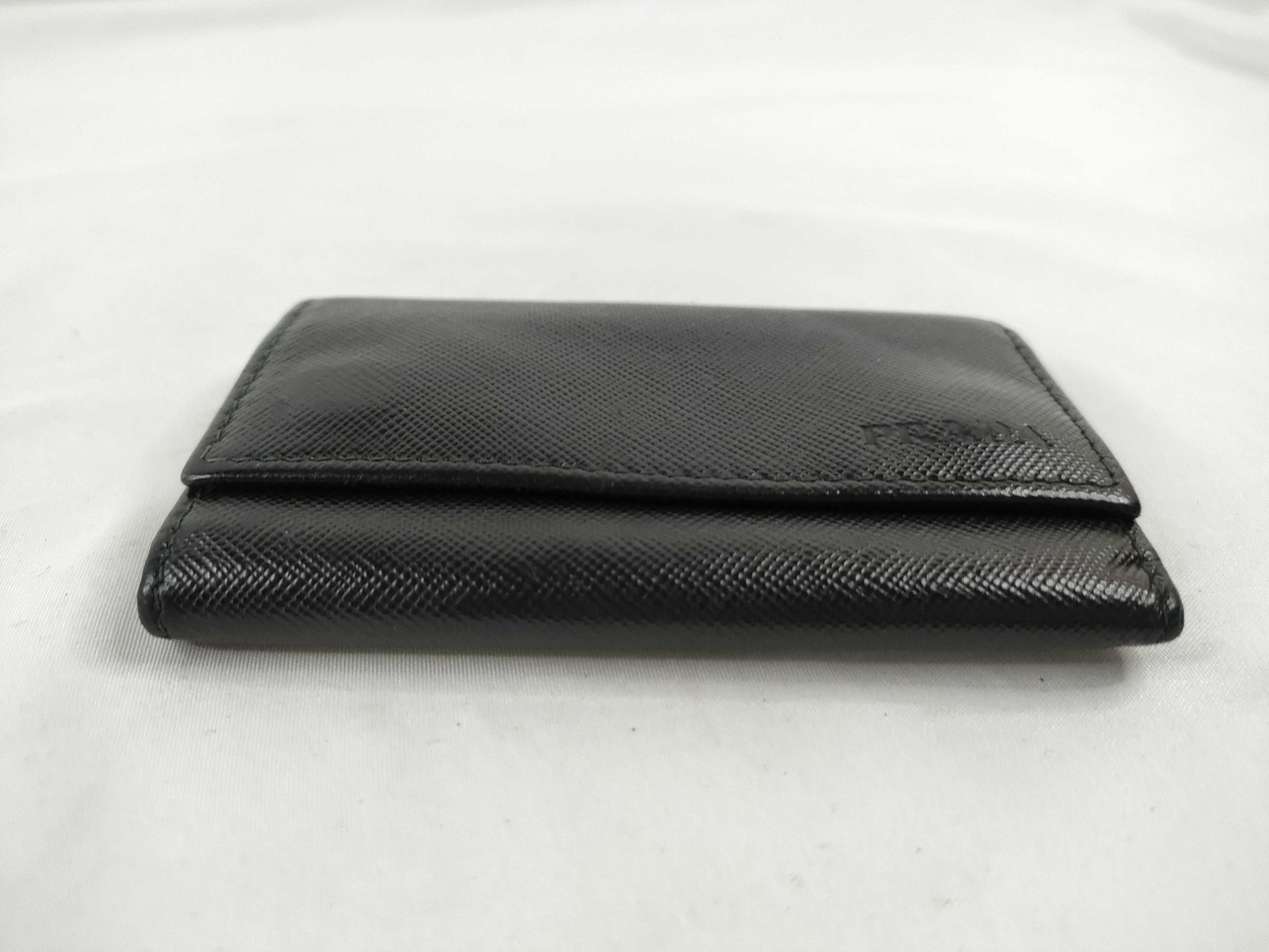 PRADA Saffiano 6-Key Case, Black, Key Case/Key Holder