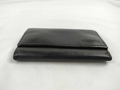 PRADA Saffiano 6-Key Case, Black, Key Case/Key Holder