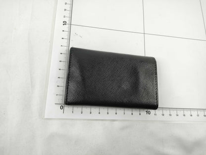 PRADA Saffiano 6-Key Case, Black, Key Case/Key Holder