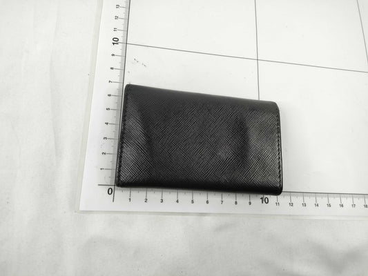 PRADA Saffiano 6-Key Case, Black, Key Case/Key Holder