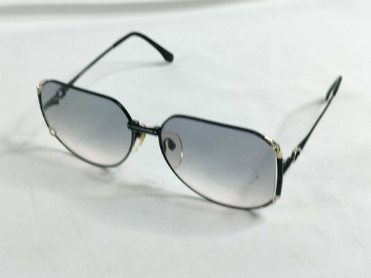  Yves Saint Laurent Metal and Plastic Sunglasses 31-8601 Black Sunglasses/Eyeglasses