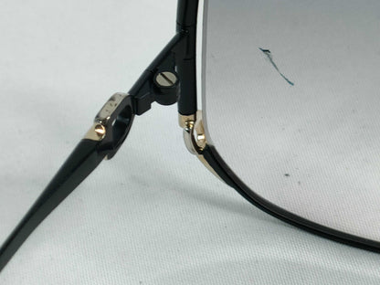  Yves Saint Laurent Metal and Plastic Sunglasses 31-8601 Black Sunglasses/Eyeglasses