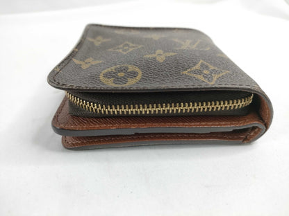 LOUIS VUITTON M61667 Monogram LV Monogram Compact Zip Wallet M61667 MI0092
