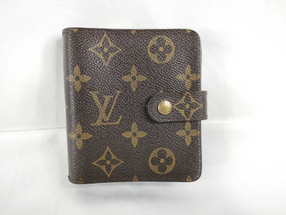 LOUIS VUITTON M61667 Monogram LV Monogram Compact Zip Wallet M61667 MI0092