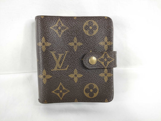 LOUIS VUITTON M61667 Monogram LV Monogram Compact Zip Wallet M61667 MI0092