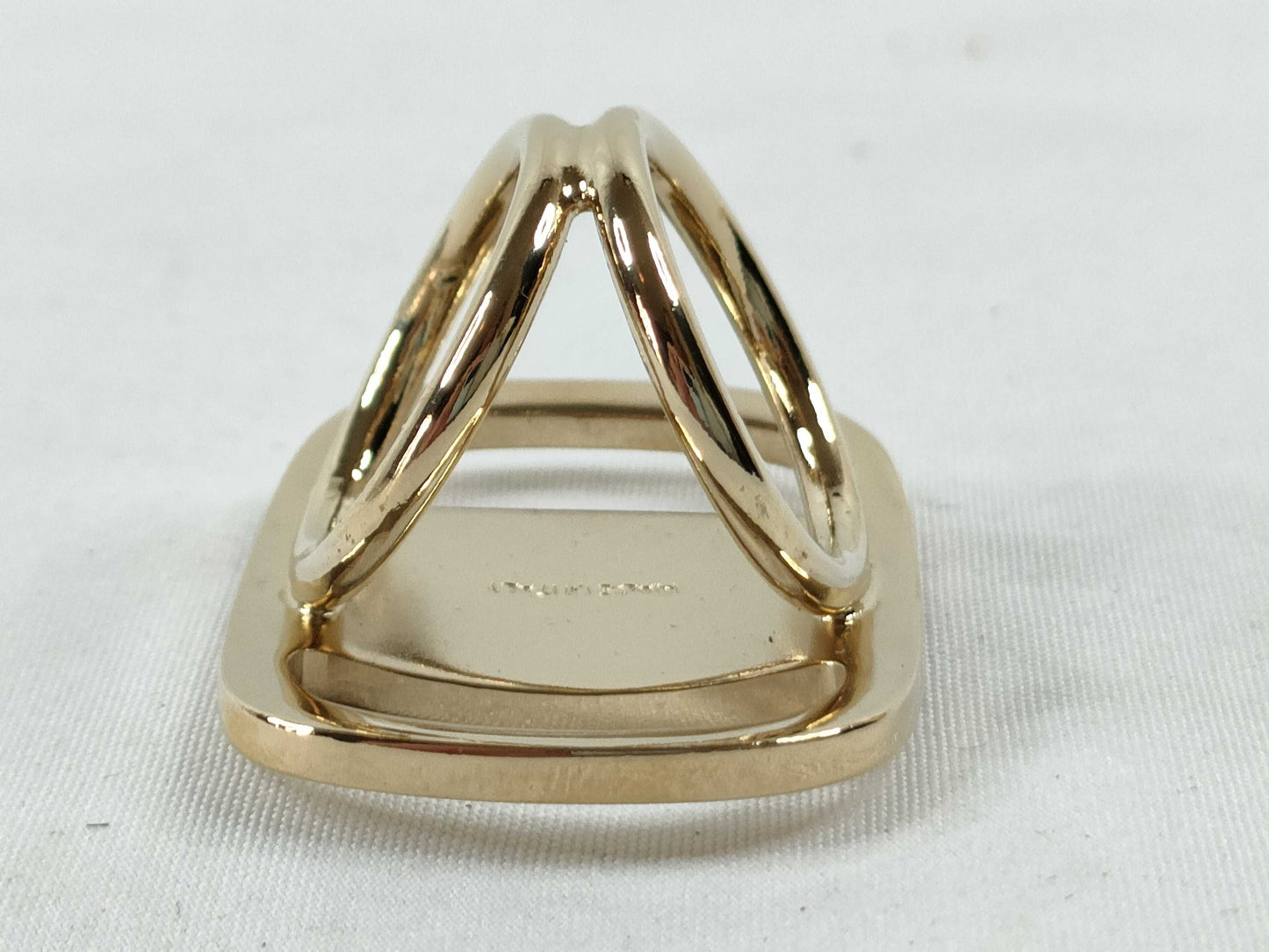 Salvatore Ferragamo Vara GP Scarf Ring Gold Other Accessories