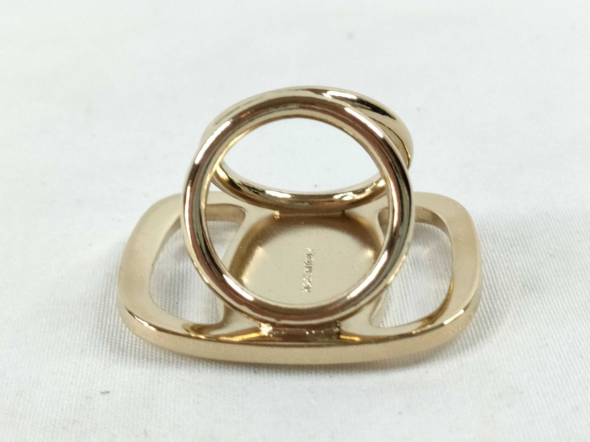 Salvatore Ferragamo Vara GP Scarf Ring Gold Other Accessories