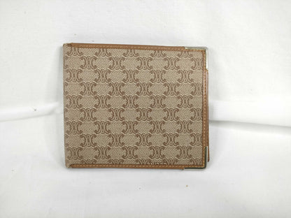 CELINE Macadam PVC Bifold Wallet M08 Brown