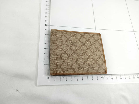 CELINE Macadam PVC Bifold Wallet M08 Brown