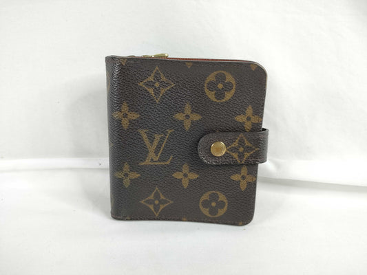 LOUIS VUITTON M61667 Monogram LV Monogram Compact Zip Wallet M61667 MI1010