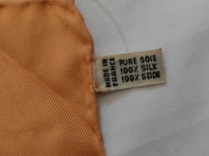 CELINE Silk Scarf Orange Other Accessories