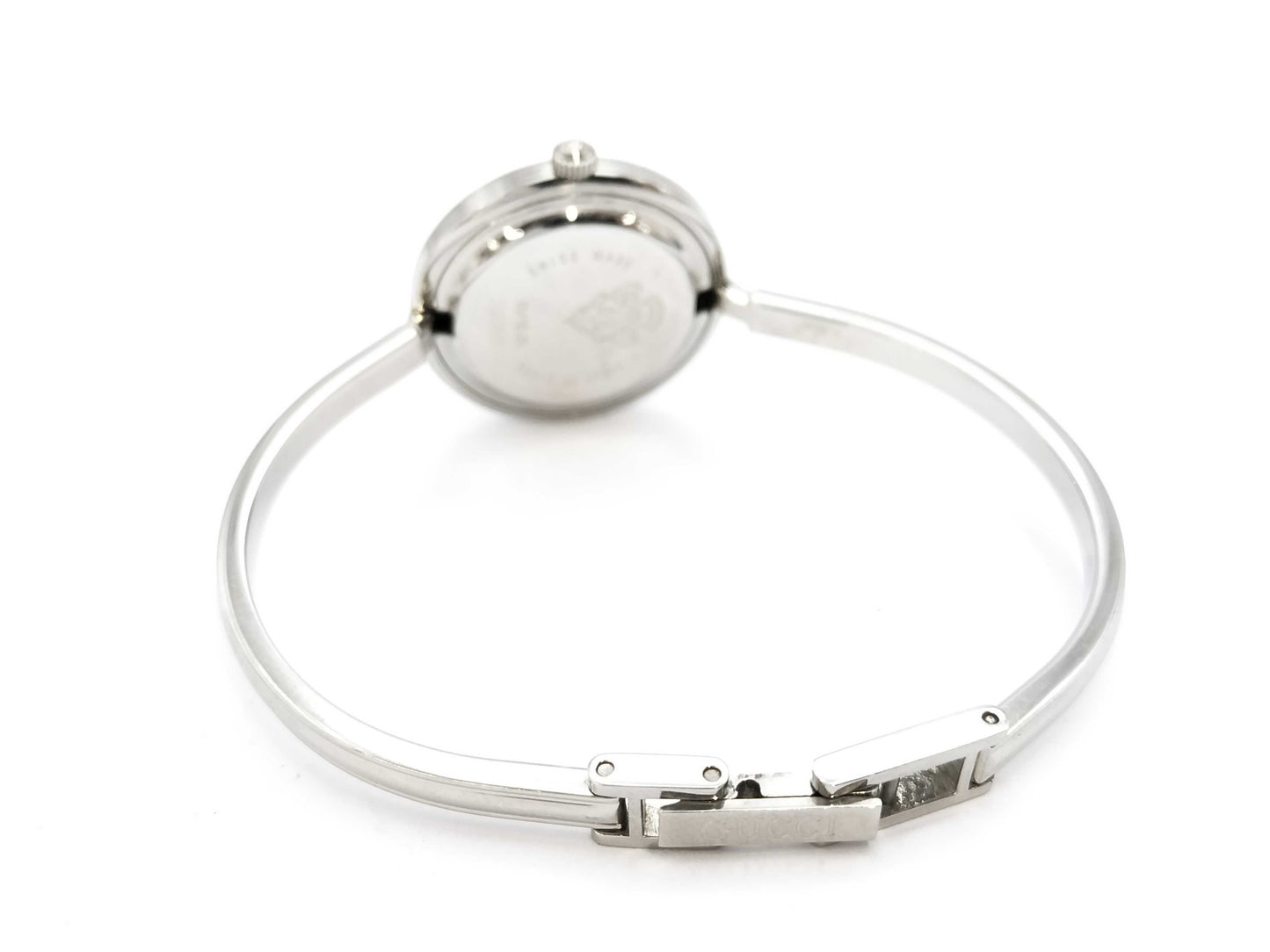 GUCCI Women's Watch with Change Bezel, 11/12.2L, 2060827, Quartz Movement, White Dial, Not Working, No Operational Guarantee
