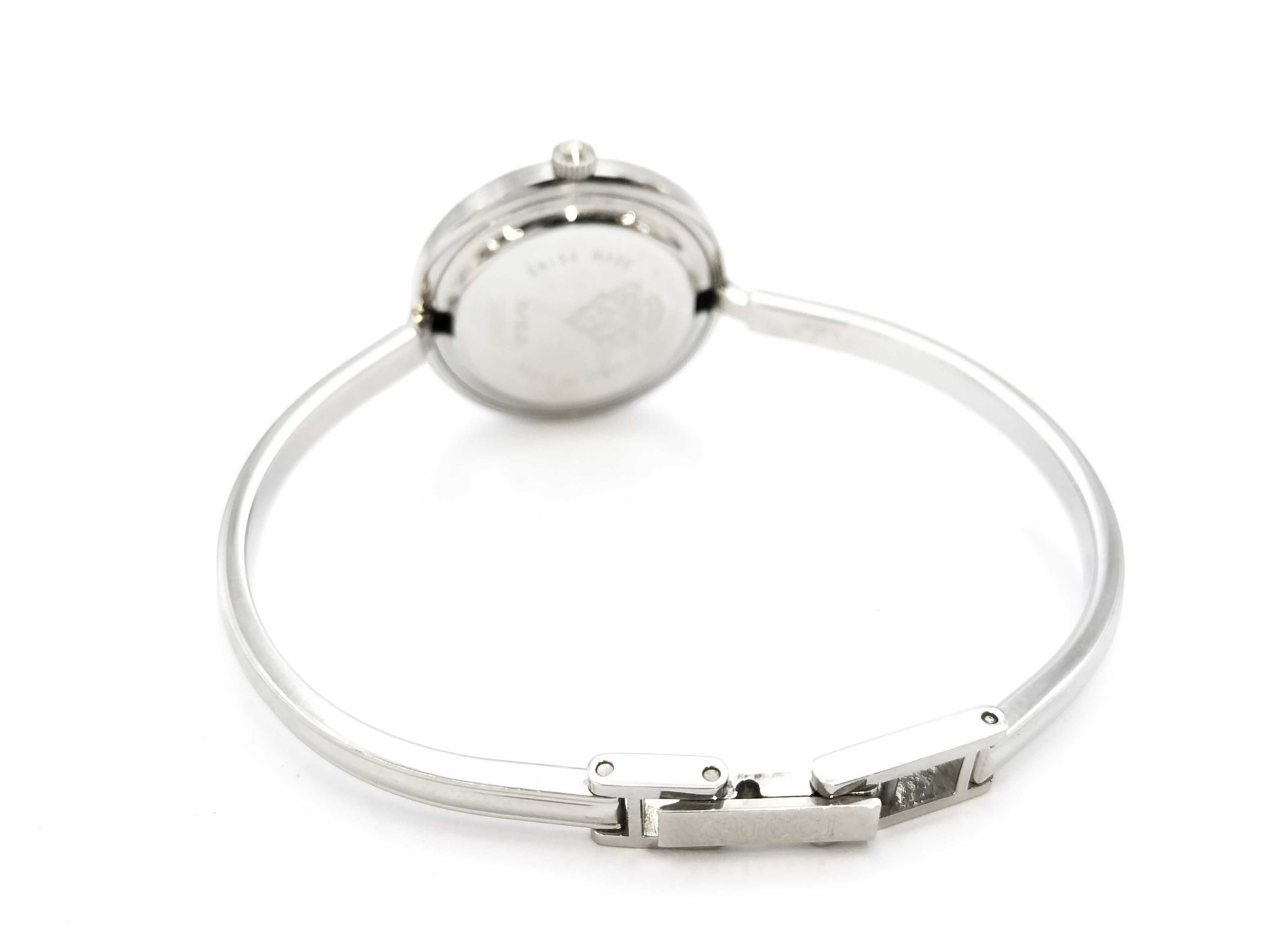 GUCCI Women's Watch with Change Bezel, 11/12.2L, 2060827, Quartz Movement, White Dial, Not Working, No Operational Guarantee