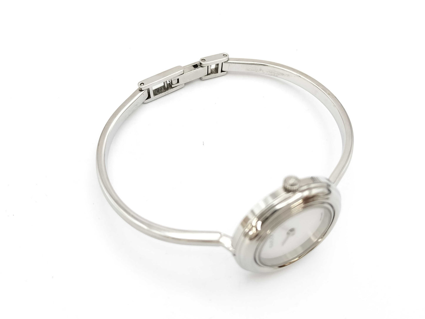 GUCCI Women's Watch with Change Bezel, 11/12.2L, 2060827, Quartz Movement, White Dial, Not Working, No Operational Guarantee