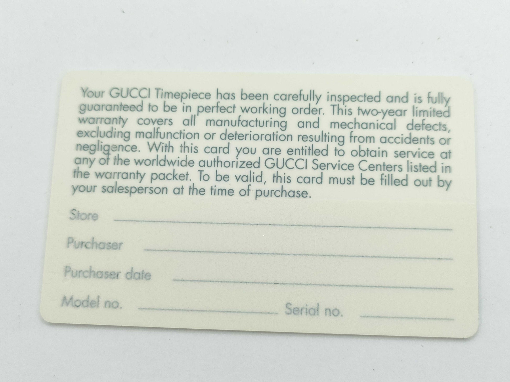 GUCCI Bangle Watch 1900L 0106390 Quartz Silver Dial Non-Working/No Operational Guarantee Women's Watch