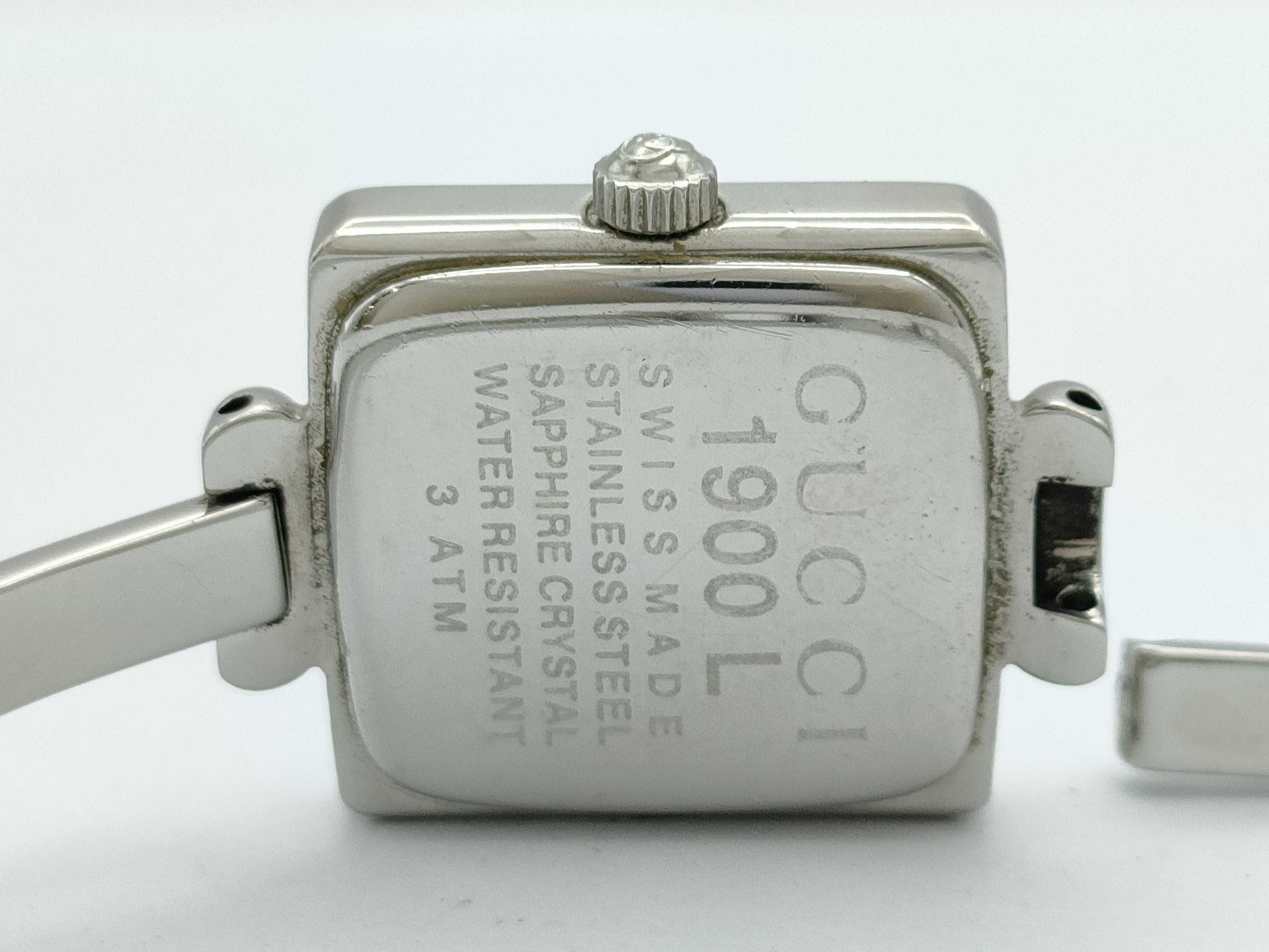 GUCCI Bangle Watch 1900L 0106390 Quartz Silver Dial Non-Working/No Operational Guarantee Women's Watch