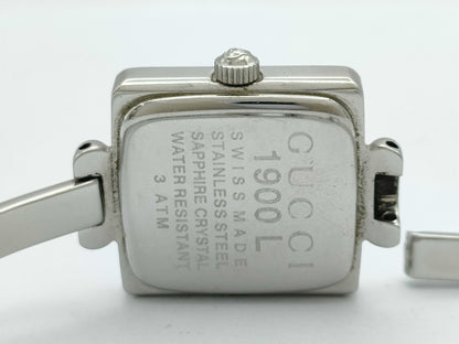 GUCCI Bangle Watch 1900L 0106390 Quartz Silver Dial Non-Working/No Operational Guarantee Women's Watch