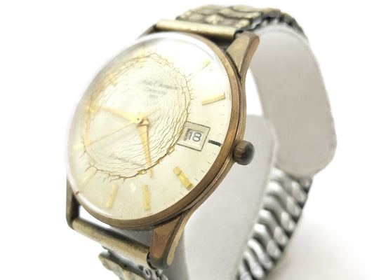 SEIKO Champion 860 J15017 Manual Winding Gold Dial Unmoving Boys' Watch