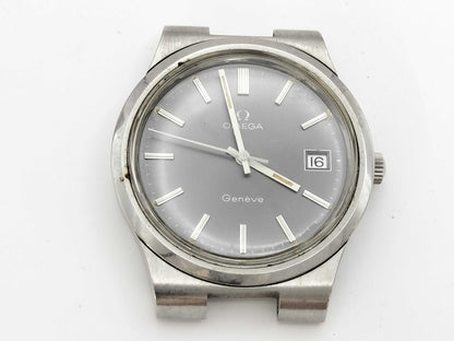 OMEGA Hand-Wound Gray Dial Non-Moving Men's Watch