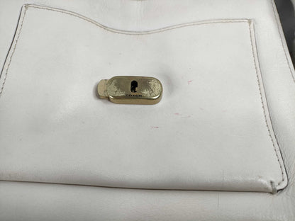COACH Leather 2-Way Handbag 636 White Handbag