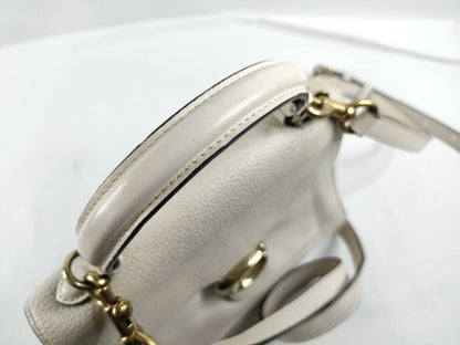 COACH Leather 2-Way Handbag 636 White Handbag