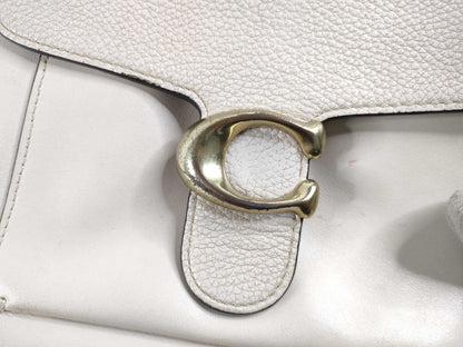 COACH Leather 2-Way Handbag 636 White Handbag