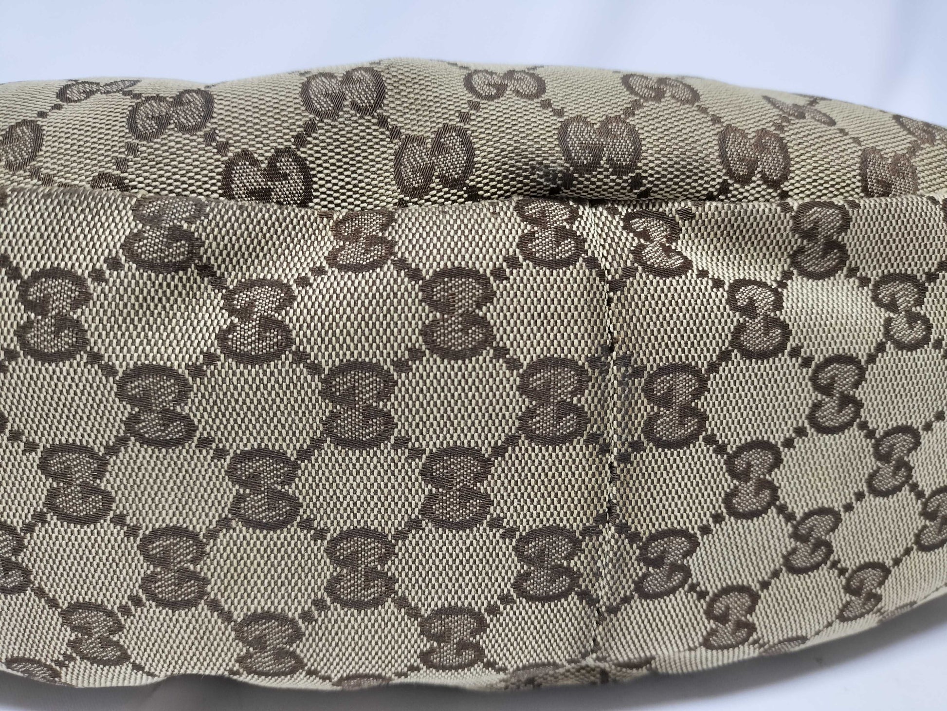 GUCCI GG Canvas Gucci Abbey GG Canvas Tote Bag 130736 493492 Beige Handbag