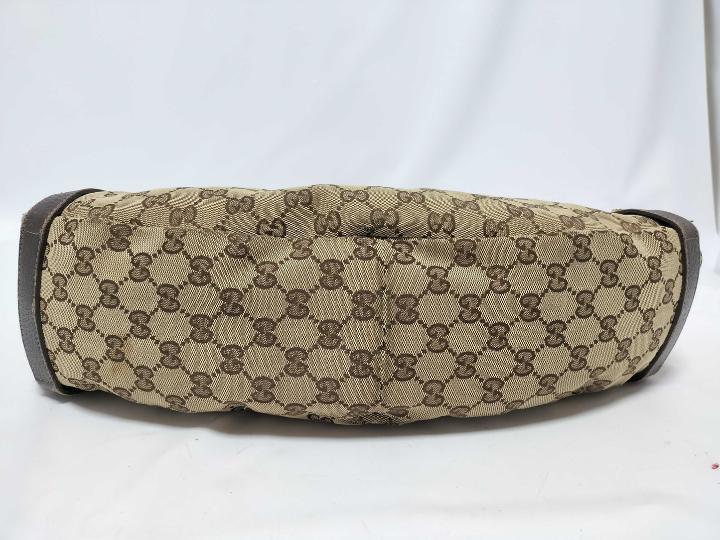 GUCCI GG Canvas Gucci Abbey GG Canvas Tote Bag 130736 493492 Beige Handbag