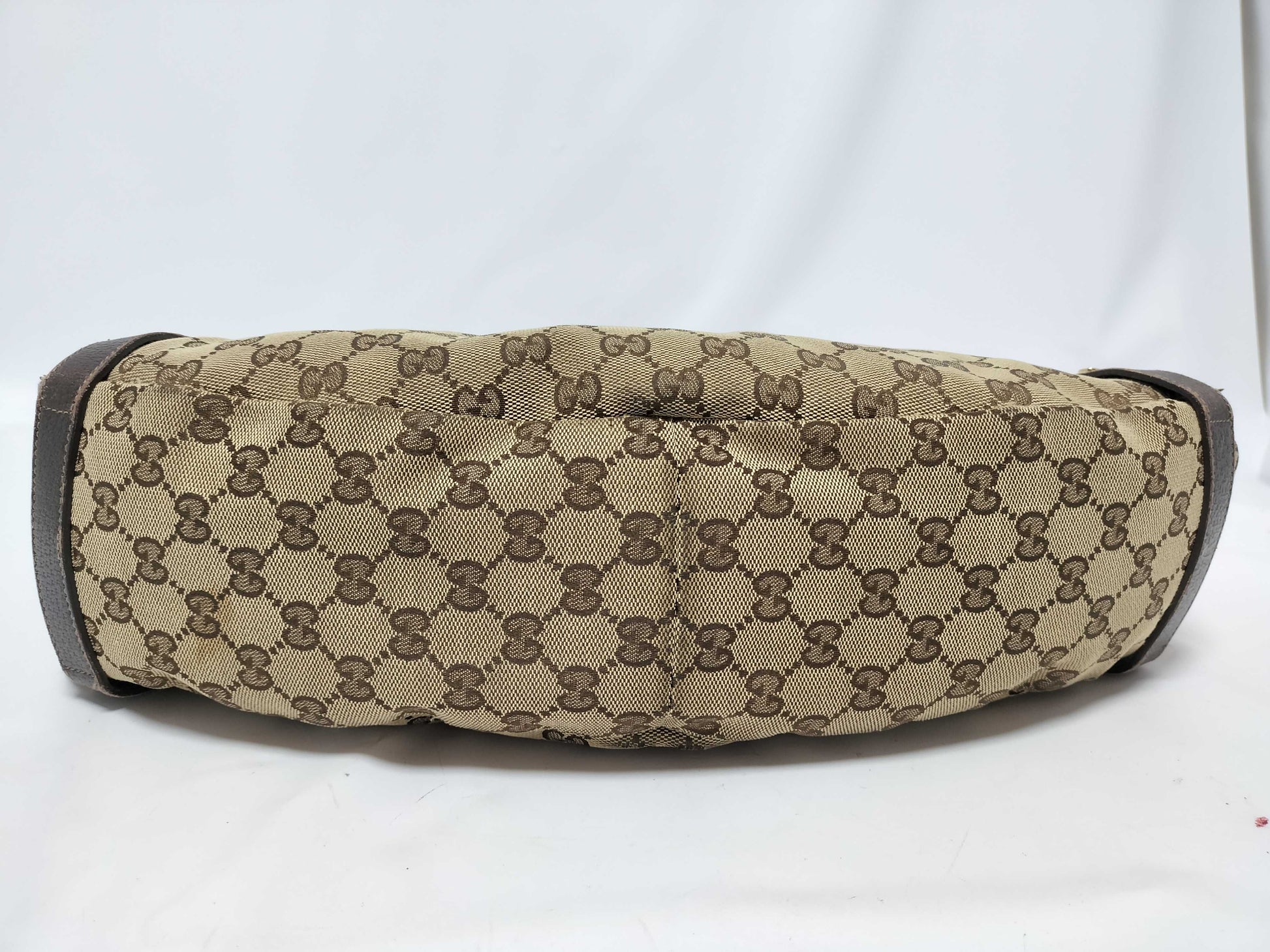 GUCCI GG Canvas Gucci Abbey GG Canvas Tote Bag 130736 493492 Beige Handbag