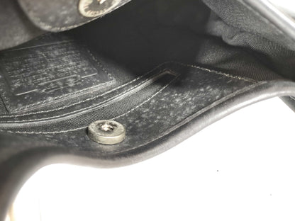 COACH Polyurethane and Leather One-Shoulder Bag 6202 Black Shoulder Bag