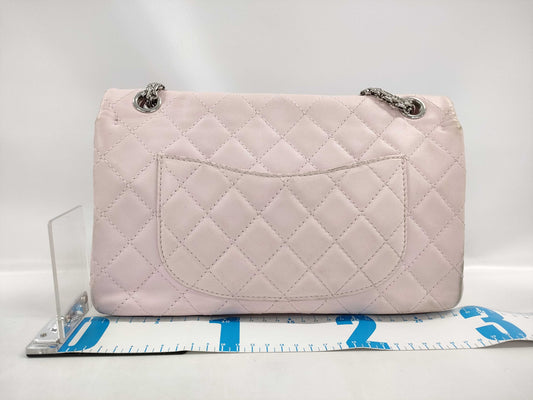 CHANEL Matelasse Lambskin Double Flap Double Chain Shoulder Bag 12875050 Pink Shoulder Bag