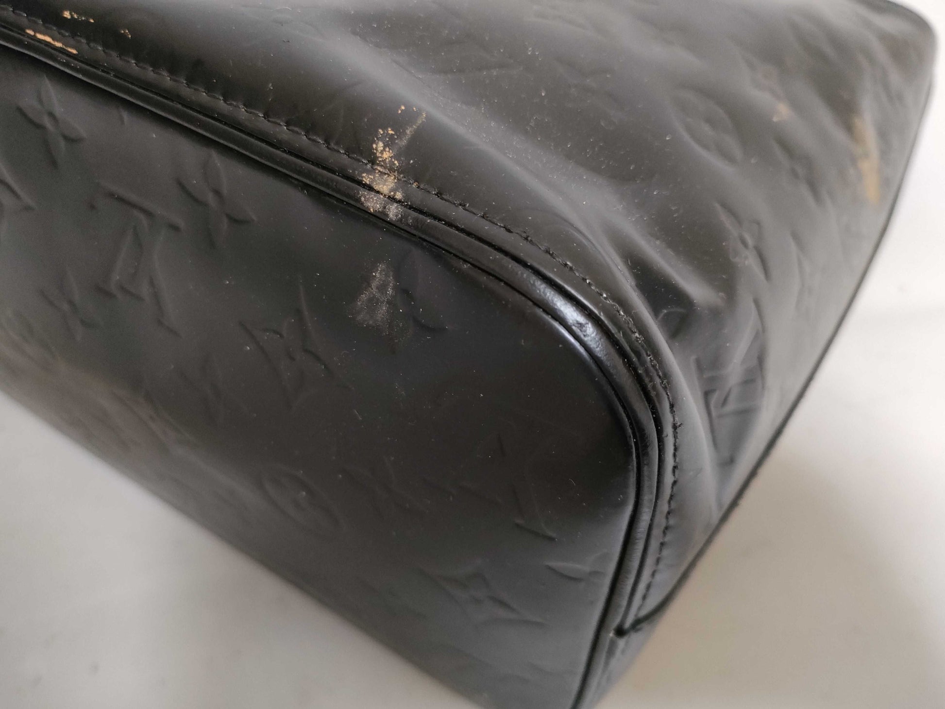 LOUIS VUITTON Vernis LV Vernis Houston M91121 LW1909 Handbag