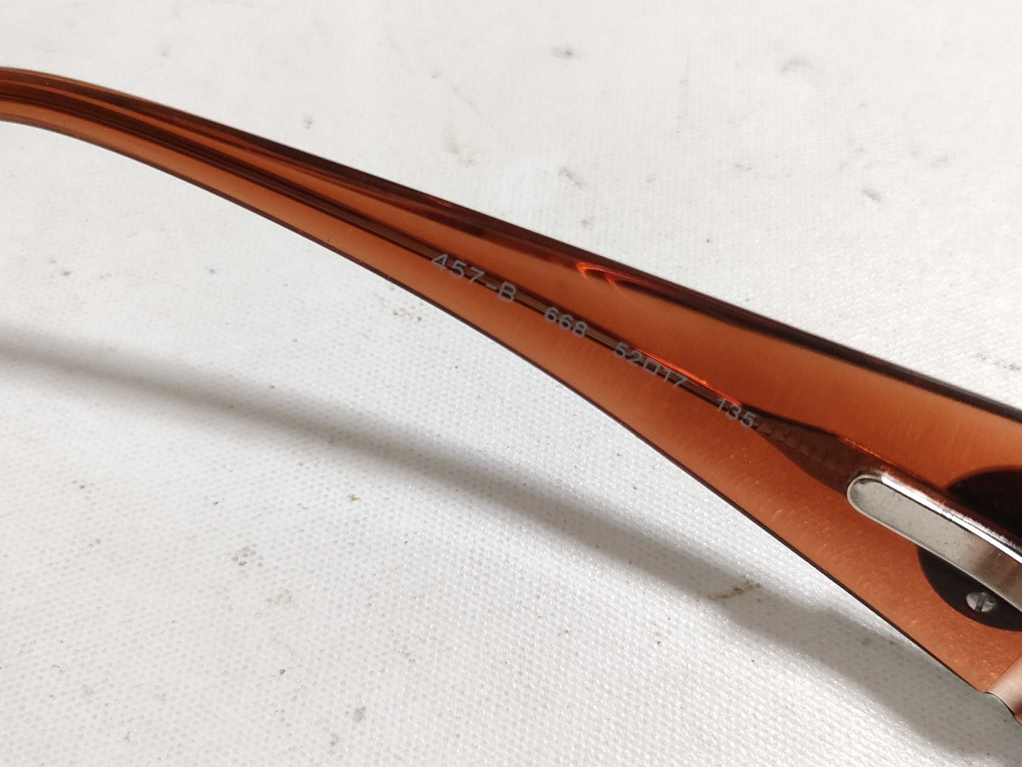  BVLGARI Bulgari Plastic and Metal Glasses 457 B 668 52□17 135 Brown Sunglasses