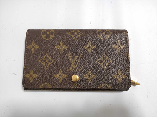 LOUIS VUITTON RFID verification failed RA0963 Monogram LV Monogram Porte Monnaie-Vieux-Tresor M61730 RA0963 Wallet