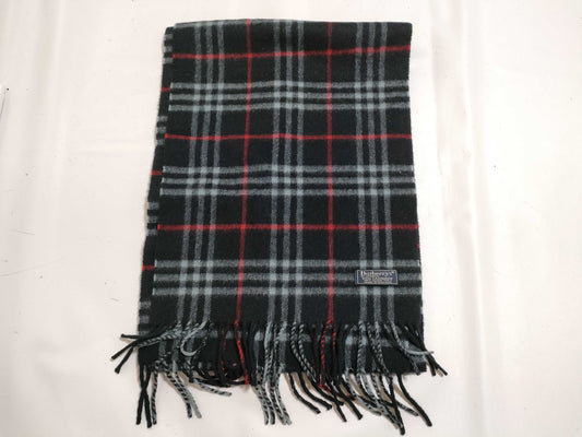 Burberrys Cashmere Scarf Navy