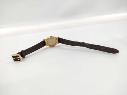 Dior 48.124 325344 QZ Women's Watch, Not Working, No Operational Guarantee