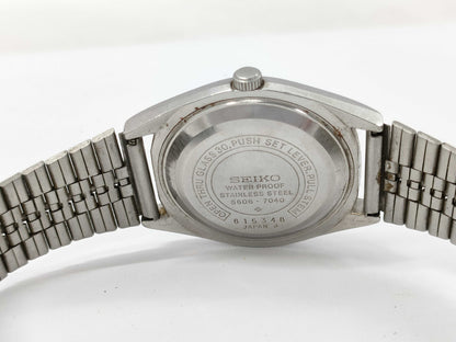 SEIKO Roadmatic 5606-7040 815348 AT Men's Watch Malfunctioning