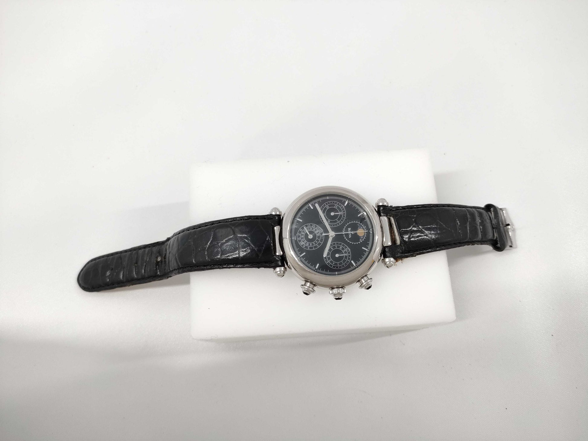 Bulova BVC305 726 48531 Quartz Black Dial Men's Watch 