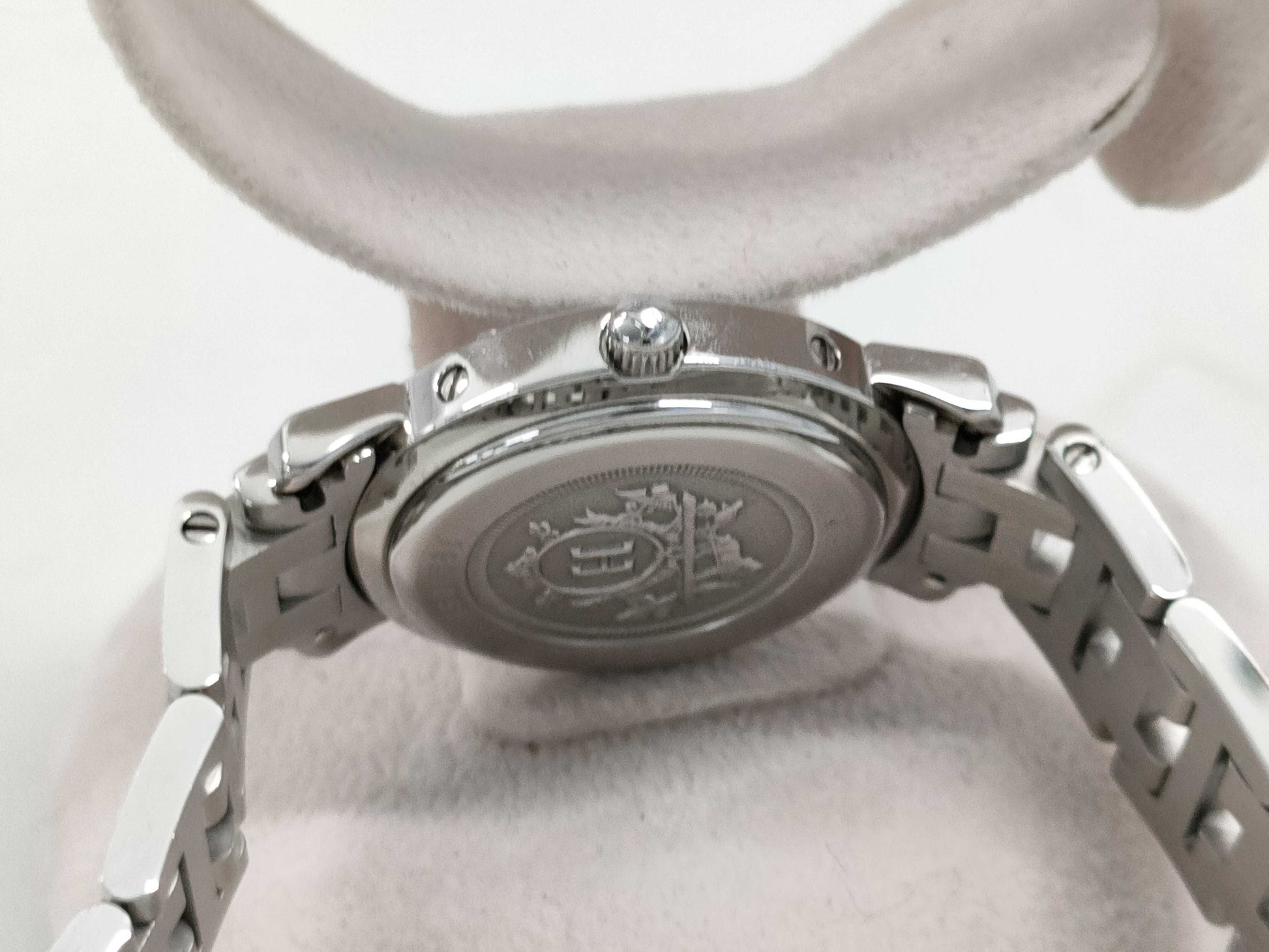 HERMES Clipper CL4.210 1991055 QZ Women's Watch, Not Working, No Operational Guarantee
