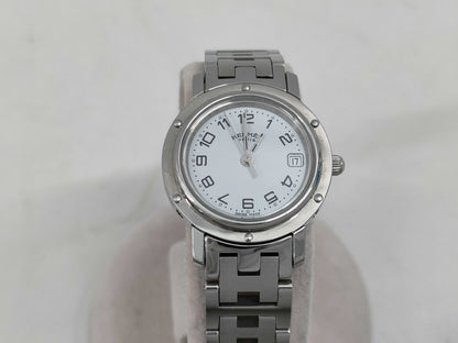 HERMES Clipper CL4.210 1991055 QZ Women's Watch, Not Working, No Operational Guarantee
