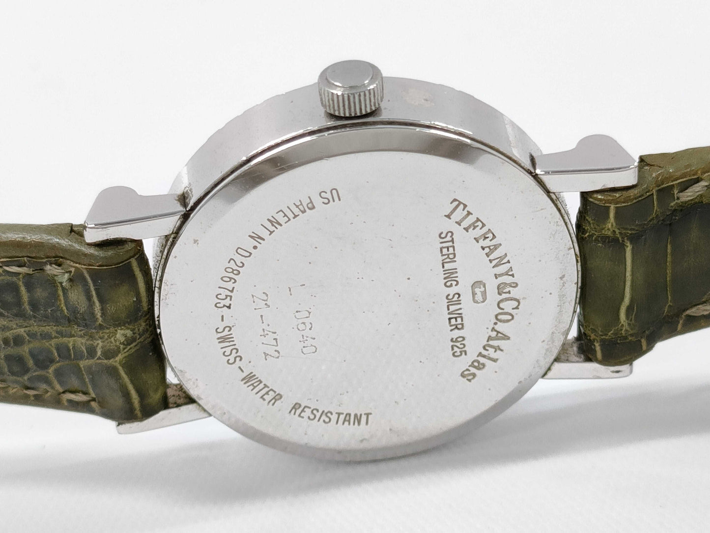 Tiffany & Co. Atlas L0640 21-472 QZ Women's Watch, Not Working, No Operational Guarantee