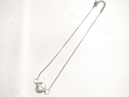 Dior Christian Dior necklace plated silver necklace