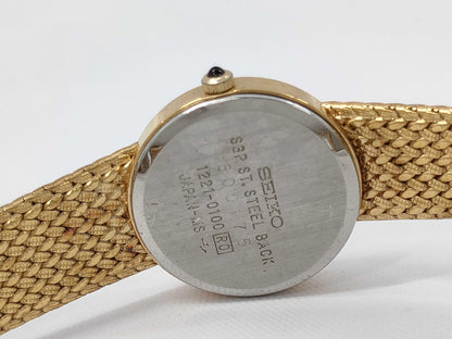 SEIKO Exceline 1221-0100 6D0175 QZ Women's Watch, Not Working, No Operational Guarantee