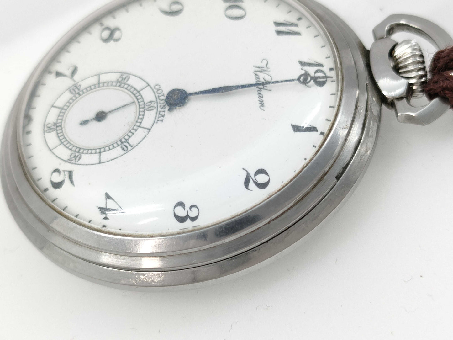 WALTHAM hand-wound pocket watch, current condition, non-working