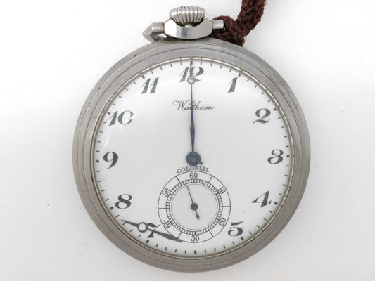 WALTHAM hand-wound pocket watch, current condition, non-working