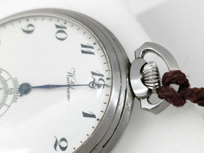 WALTHAM hand-wound pocket watch, current condition, non-working