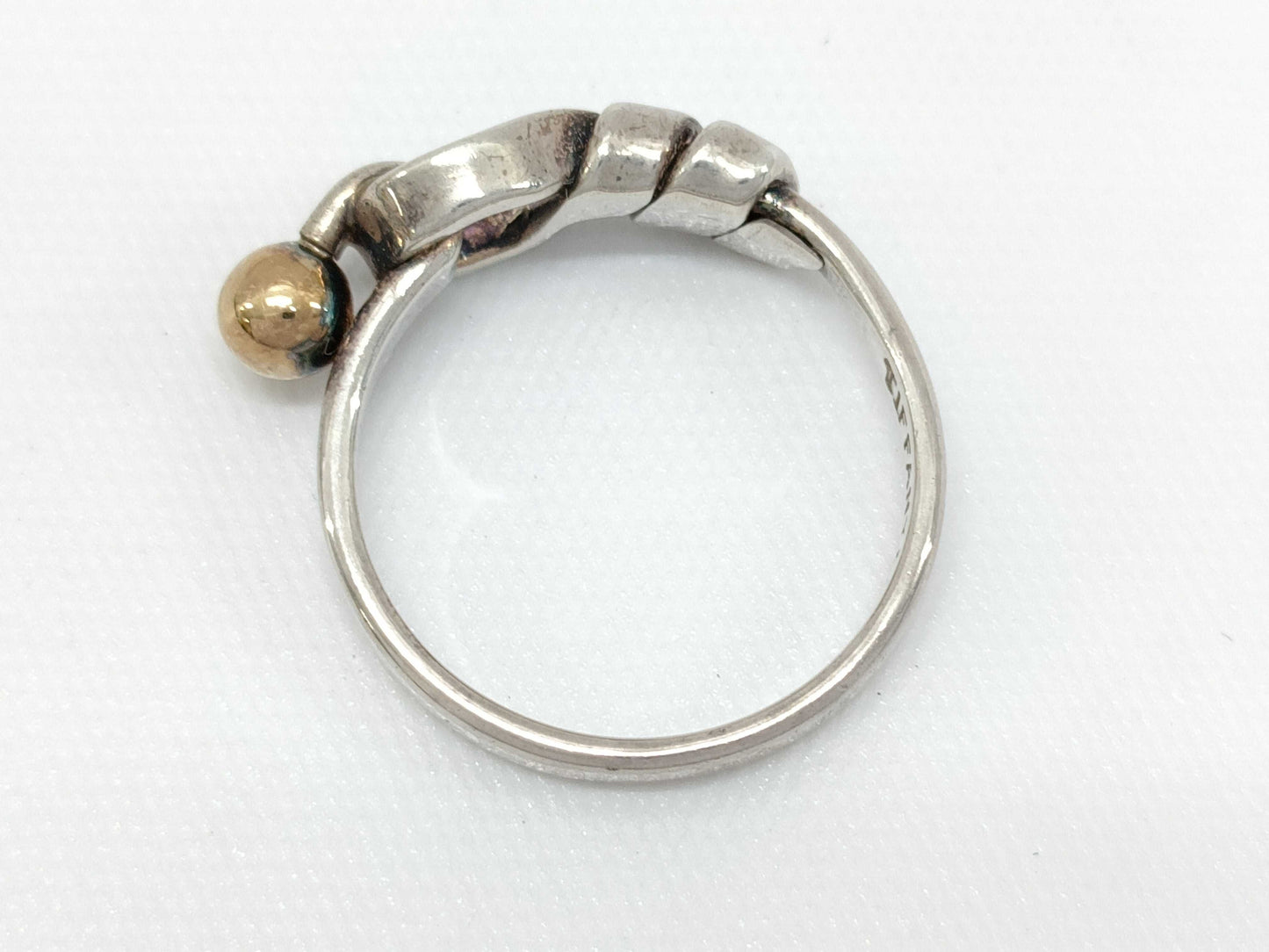 Tiffany & Co. Tiffany Hook & Eye 750/925 Ring