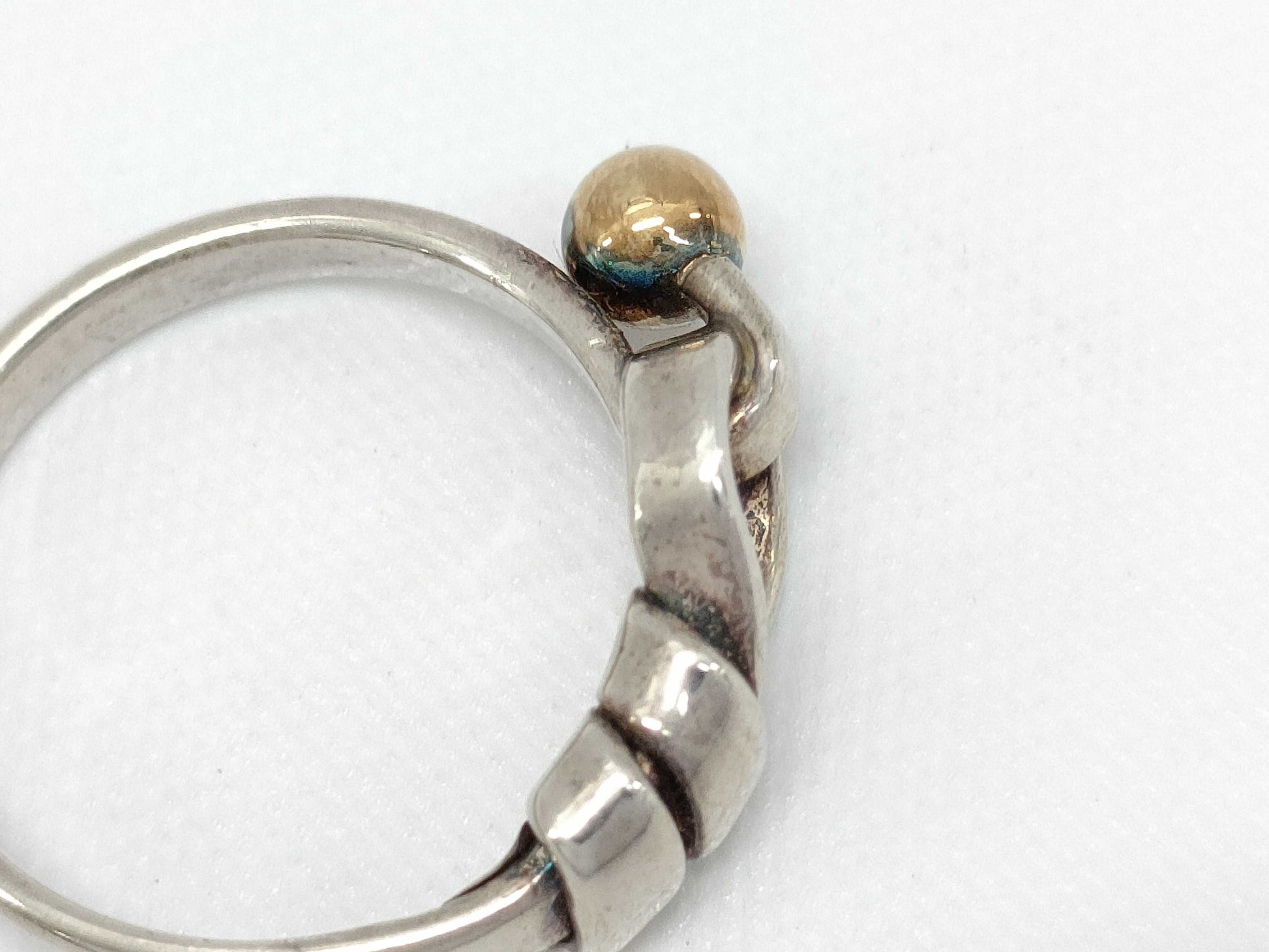 Tiffany & Co. Tiffany Hook & Eye 750/925 Ring