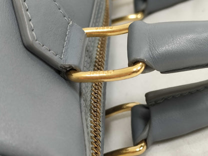 CELINE Cuir Triomphe Mini Boston Handbag